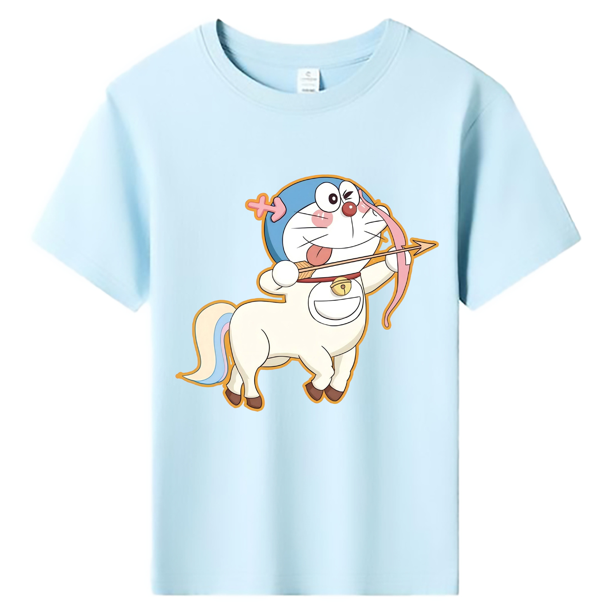 （画像用） ドラえもん Doraemon 綿100％キッズTシャツ（フロントプリント）